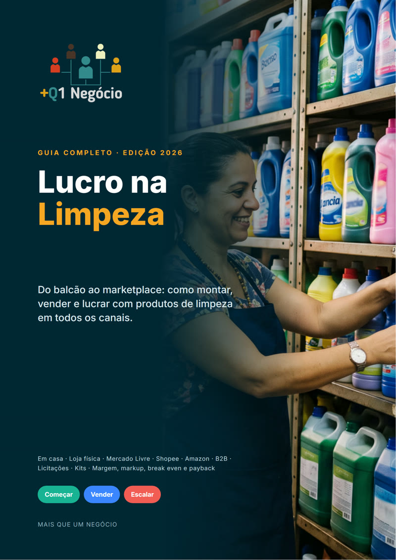Capa do e-book Lucro na Limpeza